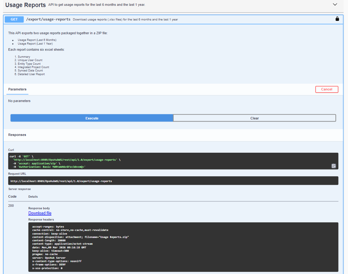 Admin Api For Usage Report